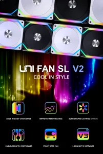 Lian Li UNI Fan SL120 V2 RGB Black