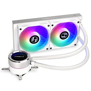 Lian Li Galahad 240 ARGB AIO Liquid CPU Cooler - White