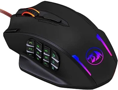 Redragon M908 12400 DPI Impact MMO Gaming Mouse