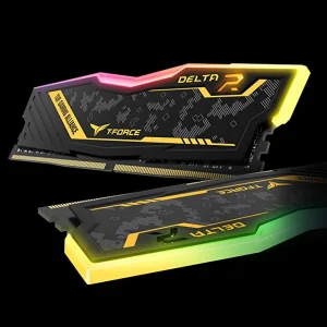 TEAMGROUP T-Force Delta TUF Gaming Alliance RGB DDR4 16GB (2x8GB) 3200MHz (PC4-25600) CL16 Desktop Gaming Memory Ram