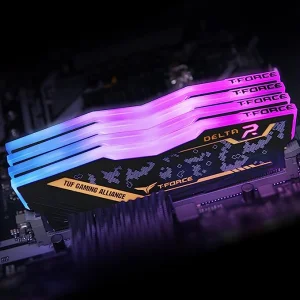 TEAMGROUP T-Force Delta TUF Gaming Alliance RGB DDR4 16GB (2x8GB) 3600MHz (PC4-25600) CL16 Desktop Gaming Memory Ram