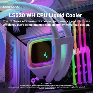 DeepCool Liquid Cooler LS520 WH 240mm