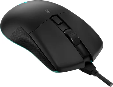 DeepCool MG510 Gaming Mouse 19,000 DPI PAW3370 Optical Sensor with 6 Programmable Buttons 400IPS Wireless Gaming Mouse RGB with Detachable Cable 1000Hz Gaming Mice Compatible with PC/MAC, Black