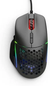 GLORIOUS Model I Ergonomic Matte Black Gaming Mouse - 9 Programmable Buttons, 9 Button Configurations, Ultralight Weight, CORE RGB Lighting, 19000 DPI (MOBA, MMO, Battle Royale)