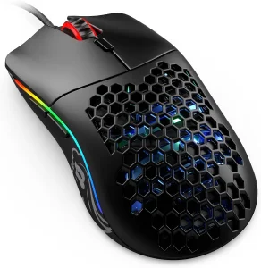 Glorious Gaming Mouse - Model O 67 g Superlight Honeycomb Mouse, Matte Black Mouse - USB Gaming Mouse