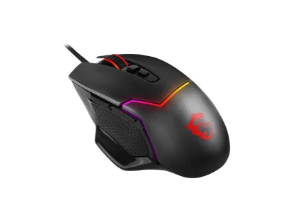 MSI CLUTCH GM20 Gaming Mouse, Wired, RGB Glare, Dragon Spirit Lamp Of Faith, Chicken Mouse, Gaming Mouse, Ergonomics, Black