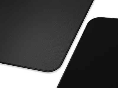 Glorious 3XL Extended Gaming Mouse Mat/Pad - Large, Wide (3XL Extended) Black Cloth Mousepad, Stitched Edges | 24"x48" (G-3XL)