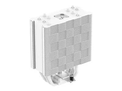 DeepCool AG500 WH ARGB Single-Tower Performance CPU Cooler, 5 Copper Heat Pipes, 120mm ARGB PWM Fan, White
