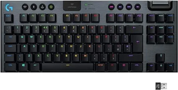 Logitech G913 TKL Tenkeyless LIGHTSPEED Wireless RGB Mechanical Gaming Keyboard