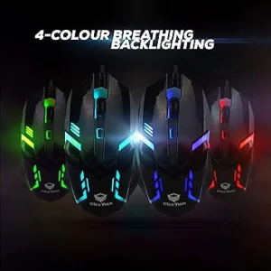 MEETION Gaming USB Wired Backlit Mouse Meet The Fun of The Gaming M371