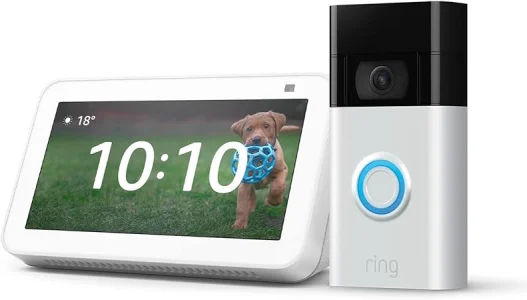 Amazon Echo Show 5 (2nd Gen) - White bundle with Ring Video Doorbell (2nd Gen)