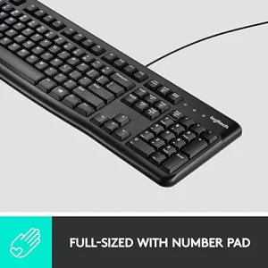 Logitech MK120 Wired Keyboard عربي انكليزي