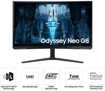 SAMSUNG New Odyssey G8 Gaming LS32BG850NMXUE