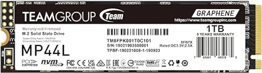 TEAMGROUP MP44L / SSD M.2 GEN 4 UP TO 5000 m/s 1T