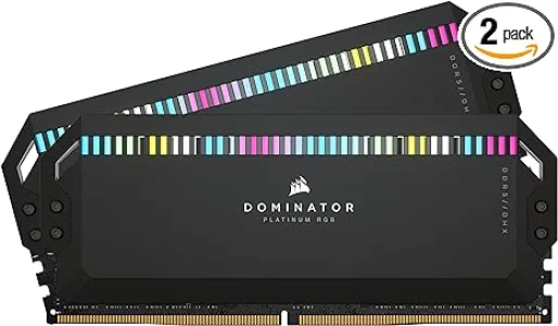 CORSAIR DOMINATOR PLATINUM RGB DDR5 RAM 32GB (2x16GB) 6000MHz