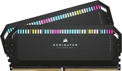 CORSAIR DOMINATOR PLATINUM RGB DDR5 RAM 64GB (2x32GB) 6000MHz